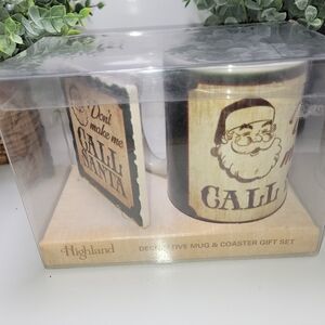Highland COFFEE/ TEA AND COASTER GIFT SET